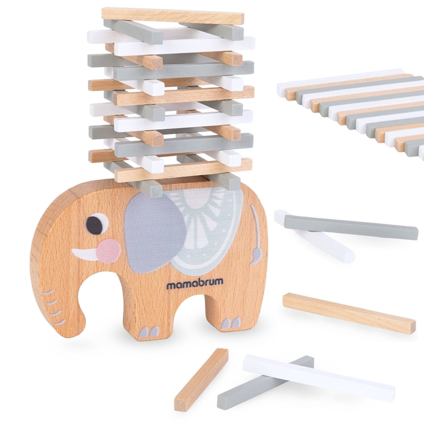 Dřevěná arkádová hra - Elephant